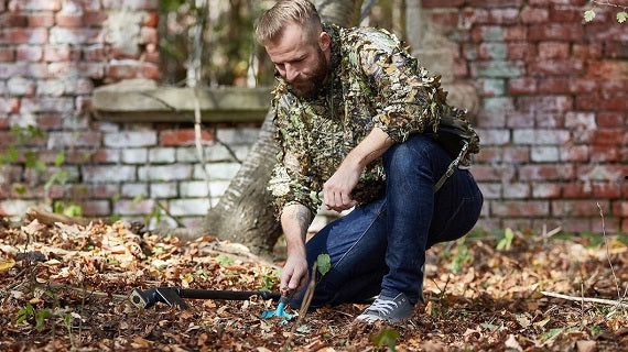 Treasure hunter with OKM's undercover detector